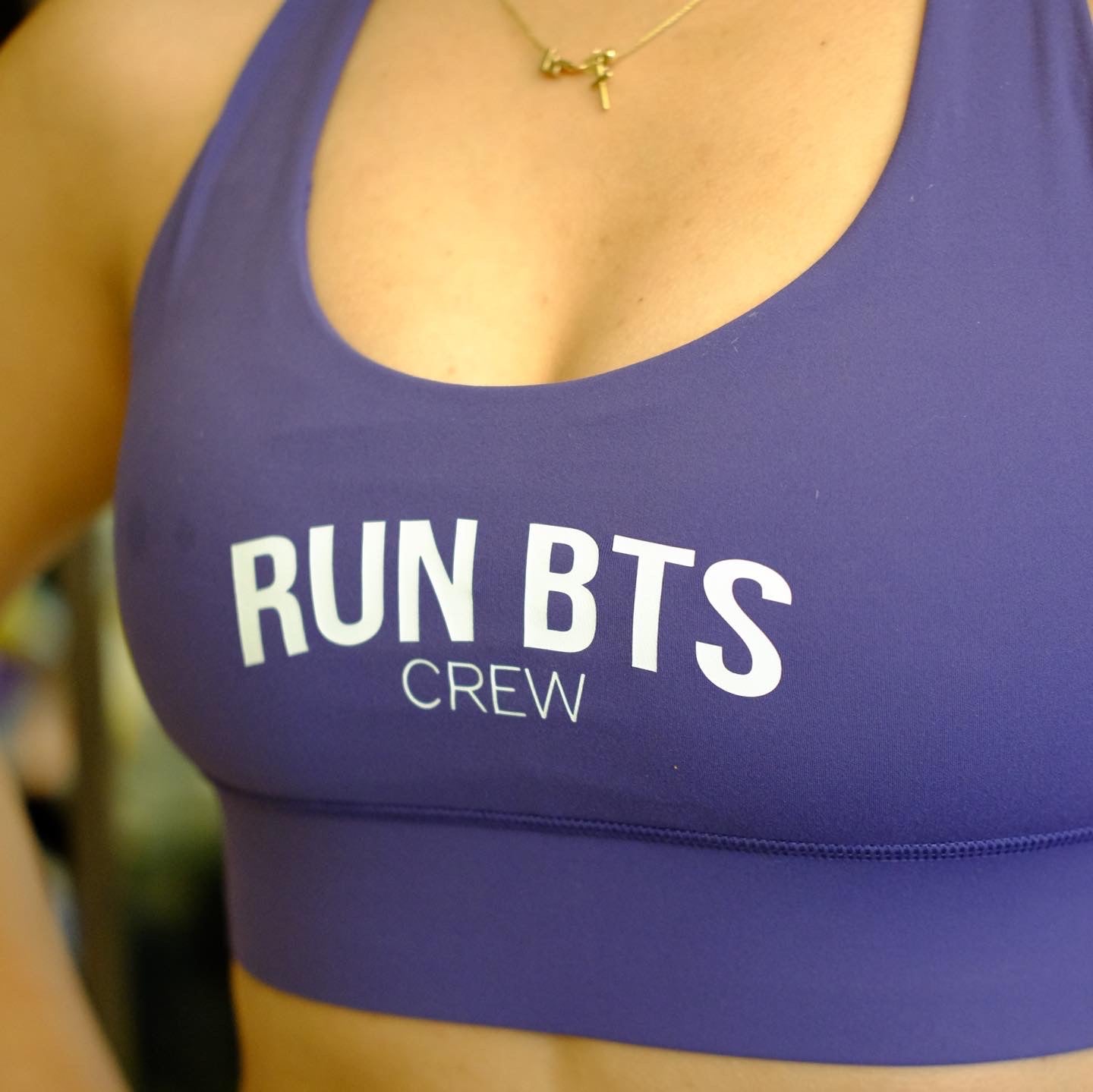 RunBTS Crew Sports Bra